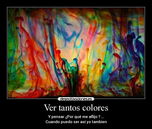 carteles ver colores desmotivaciones