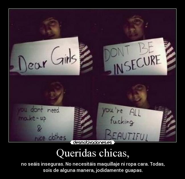 Queridas chicas, - 