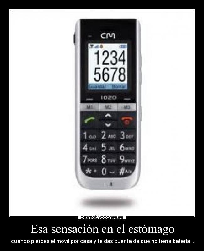 Esa sensación en el estómago - 