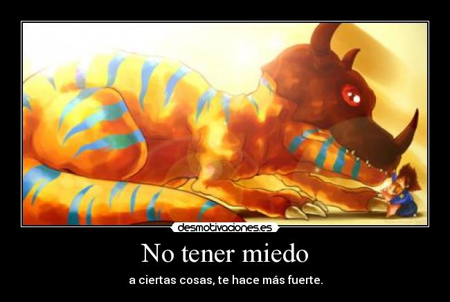 No tener miedo - 
