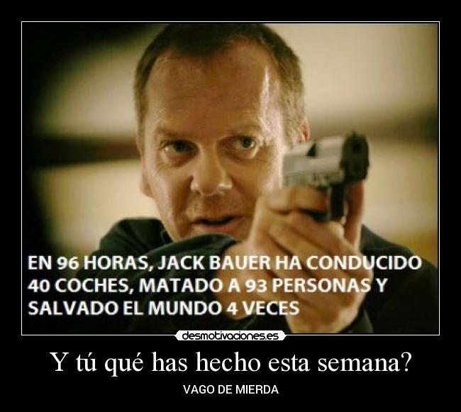 Y tú qué has hecho esta semana? - 