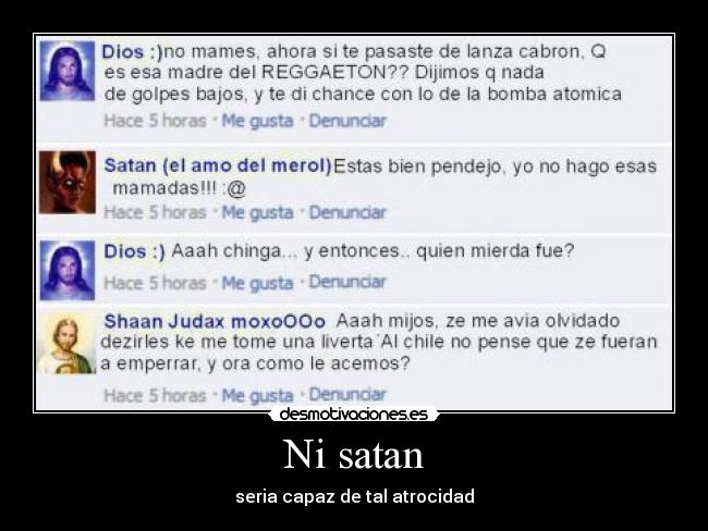Ni satan -