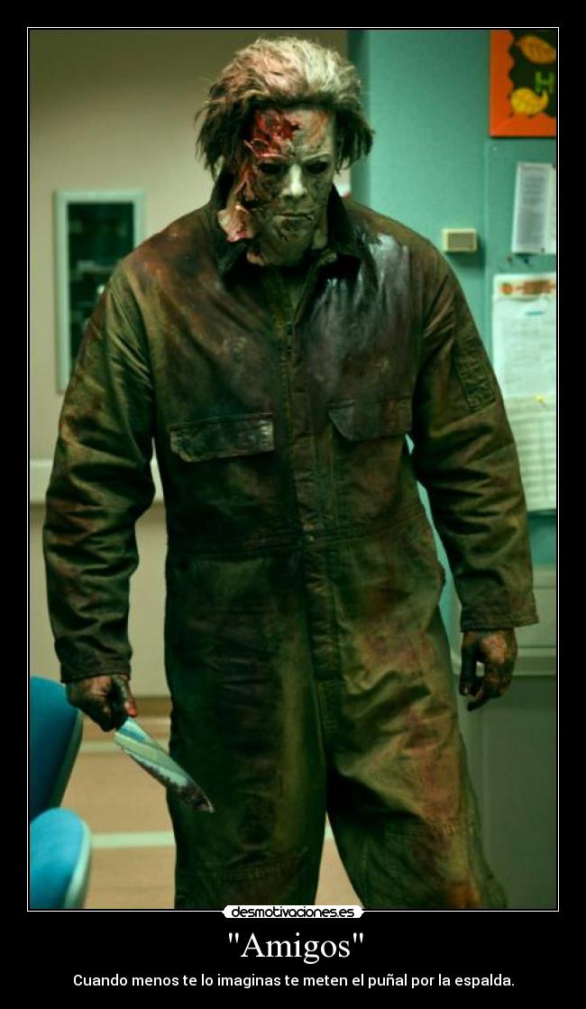 Amigos - Cuando menos te lo imaginas te meten el puñal por la espalda.