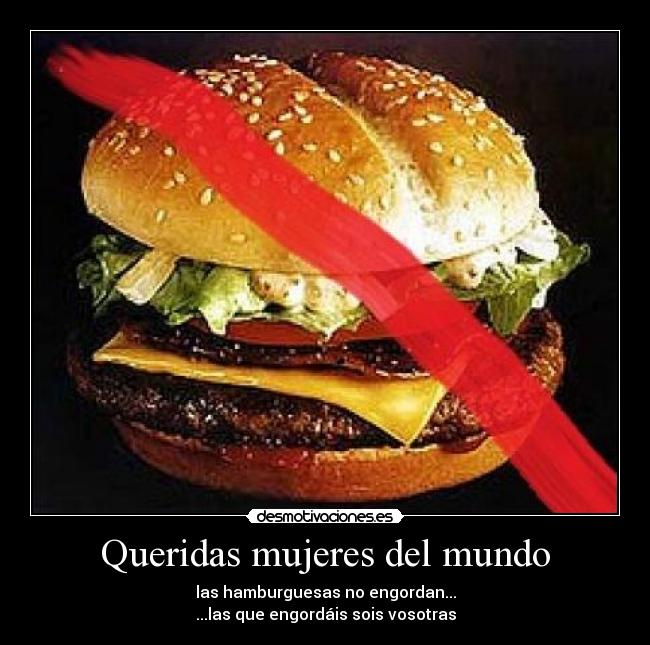 carteles mundo hamburguesas desmotivaciones