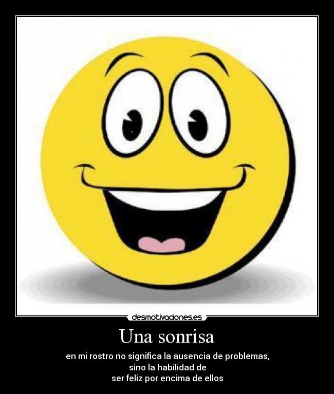 Una sonrisa - 