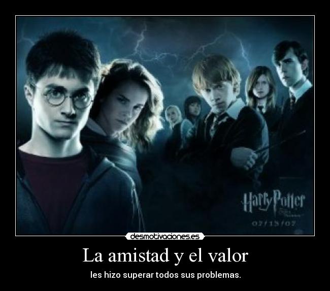 carteles amistad harry potter desmotivaciones