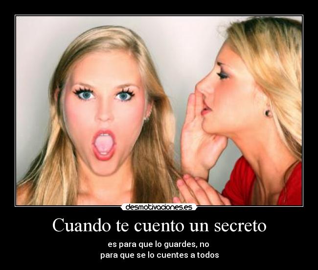 Cuando te cuento un secreto -