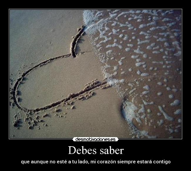 Debes saber -