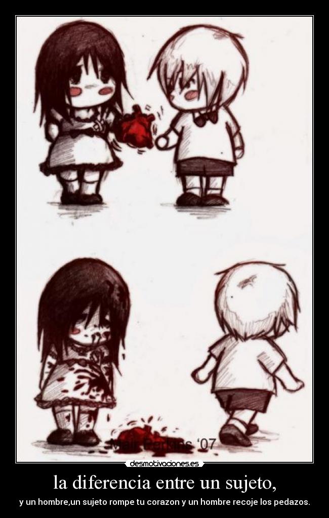 la diferencia entre un sujeto, - 