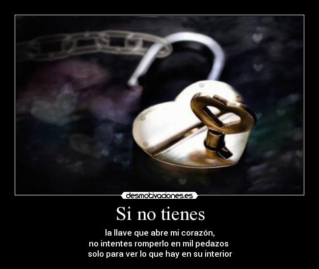 Si no tienes - 