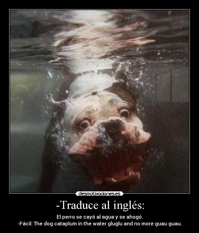 -Traduce al inglés: -