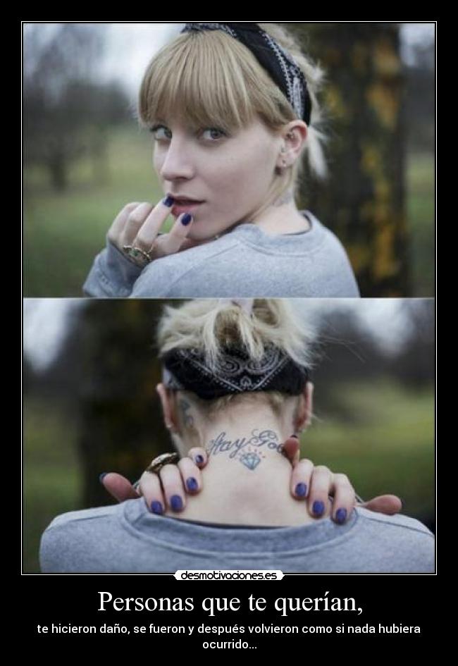 Personas que te querían, - 