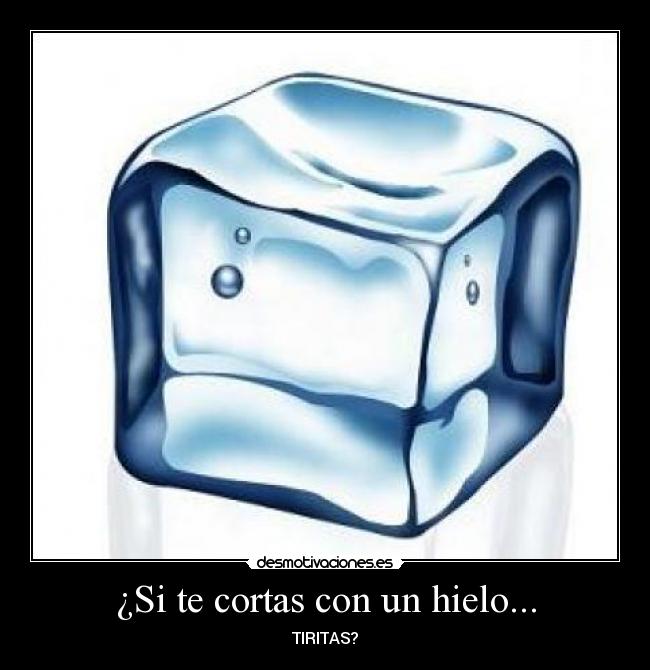 carteles hielo desmotivaciones