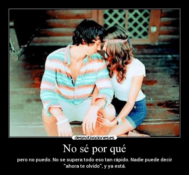 No sé por qué - 