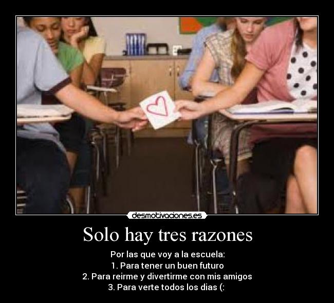 Solo hay tres razones - 