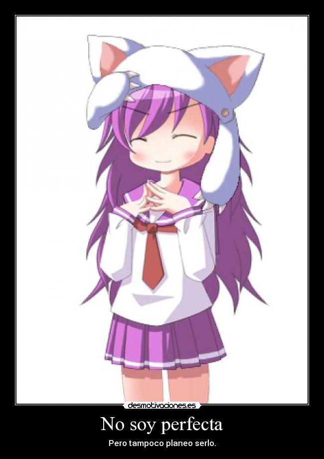 No soy perfecta -