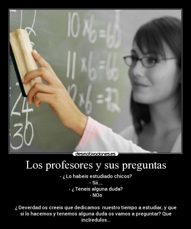 carteles profesores desmotivaciones