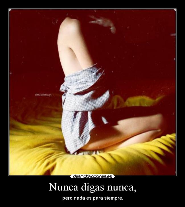 Nunca digas nunca, - 