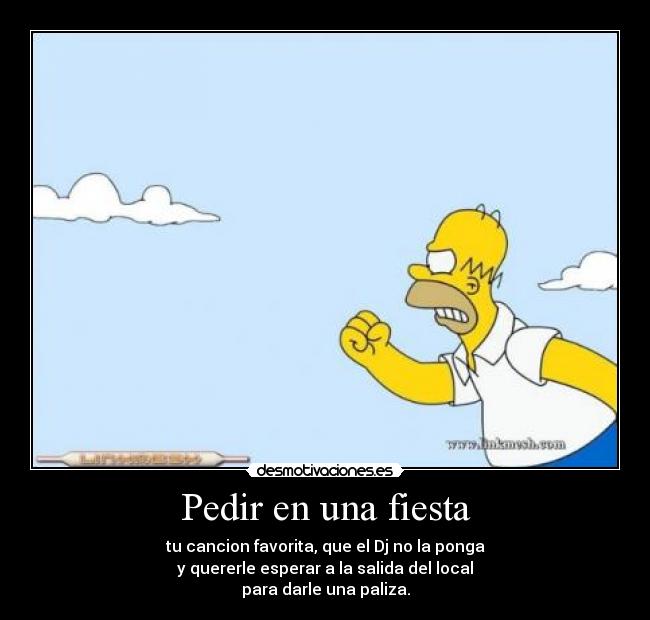 Pedir en una fiesta - 