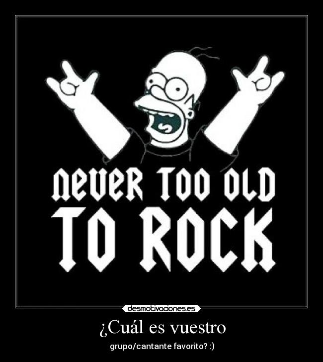 ¿Cuál es vuestro - grupo/cantante favorito? :)