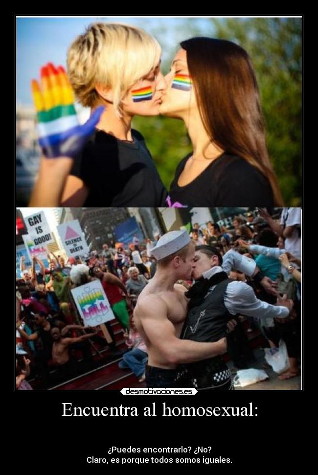 Encuentra al homosexual: -