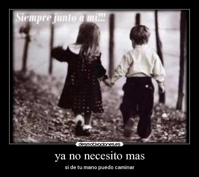 ya no necesito mas -