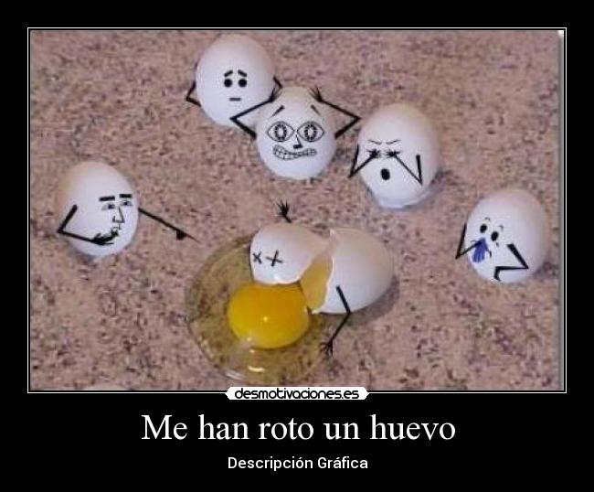 Me han roto un huevo - Descripción Gráfica