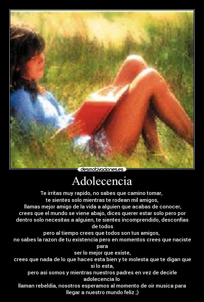 carteles adolecencia desmotivaciones