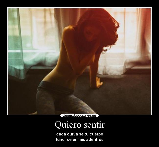 Quiero sentir - 