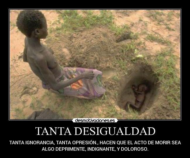 TANTA DESIGUALDAD -