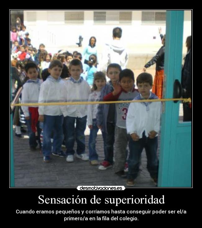 Sensación de superioridad -
