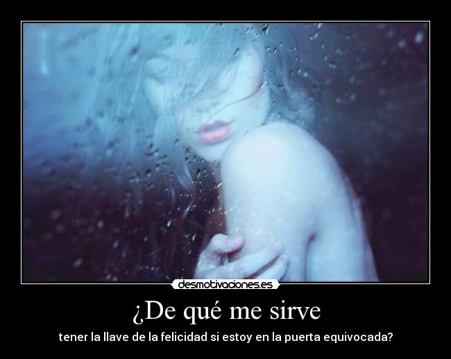 ¿De qué me sirve - 