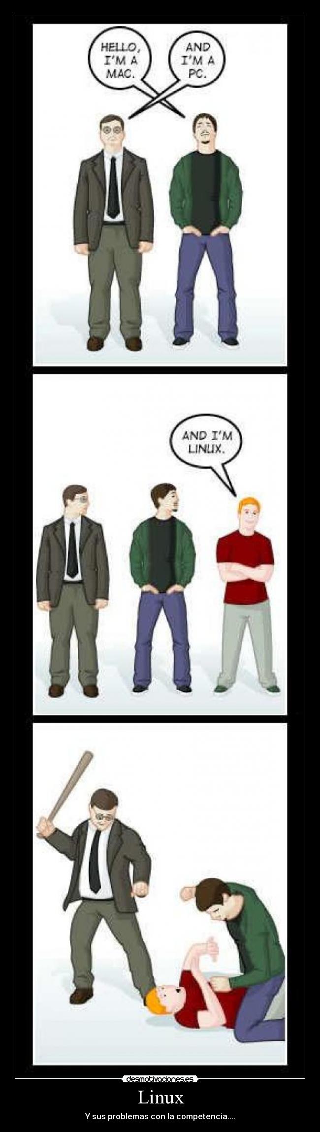 Linux - Y sus problemas con la competencia....