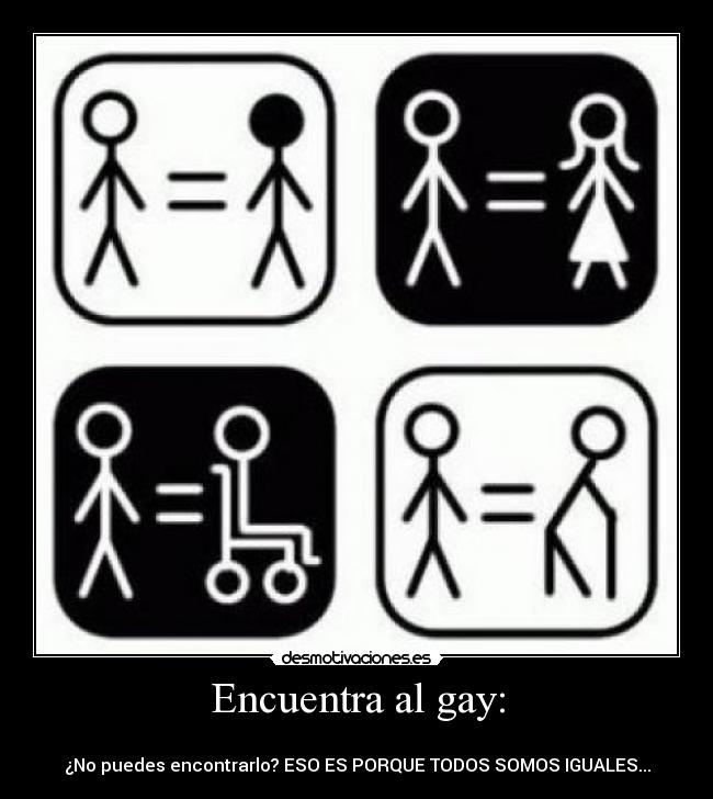 Encuentra al gay: - ☺☺☺☺☺☺☺☺☺☺☺☺☺☺☺☺☺☺☺☺☺☺☺☺☺☺☺☺☺☺☺☺☺☺☺☺☺☺☺☺☺☺☺☺☺☺☺☺☺☺☺☺☺☺☺☺☺☺☺
¿No puedes encontrarlo? ESO ES PORQUE TODOS SOMOS IGUALES...