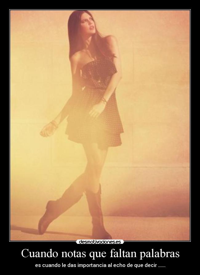 Cuando notas que faltan palabras -