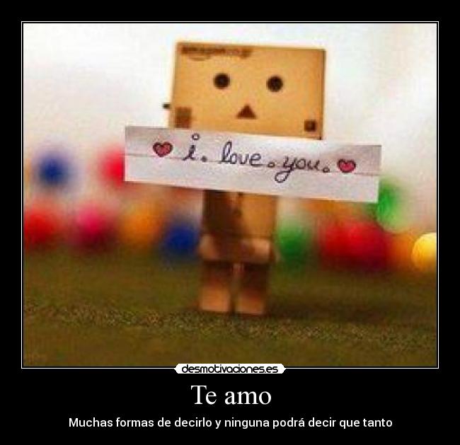 Te amo -
