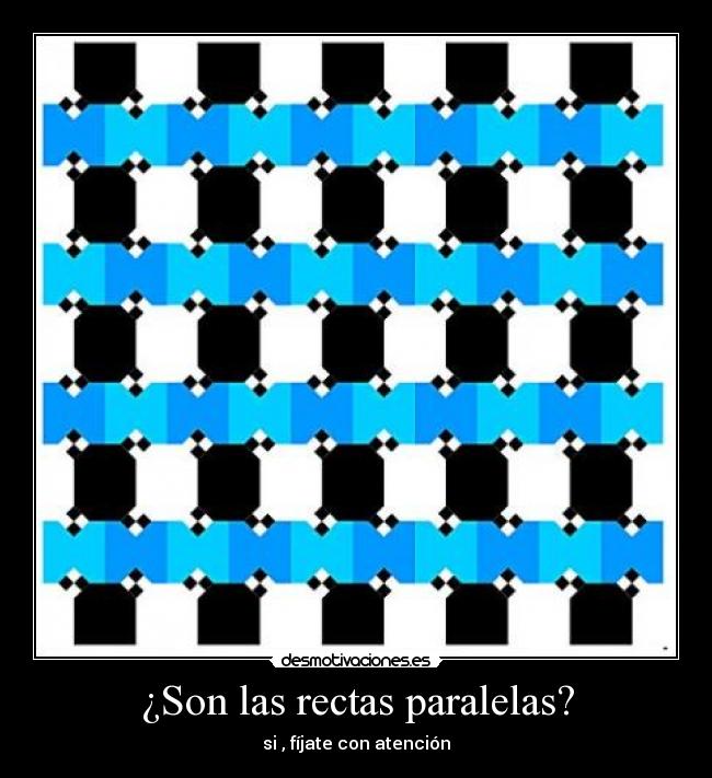 ¿Son las rectas paralelas? - si , fíjate con atención