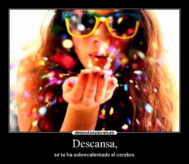 Descansa, -