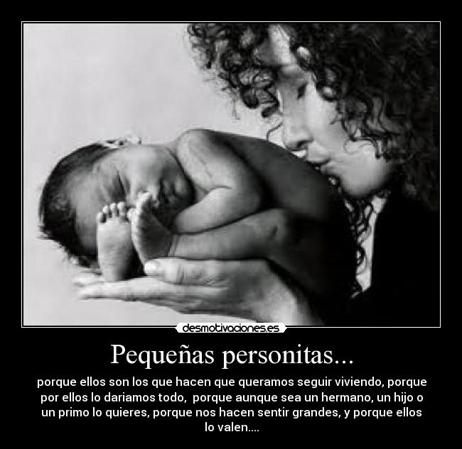 Pequeñas personitas... -