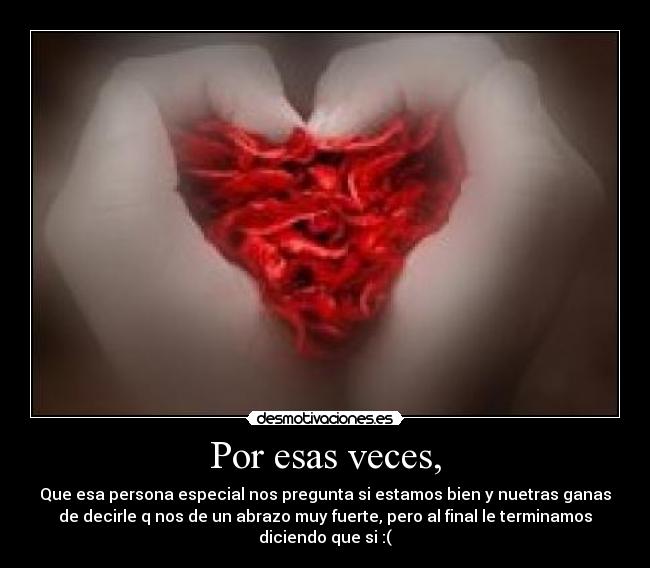 Por esas veces, - 