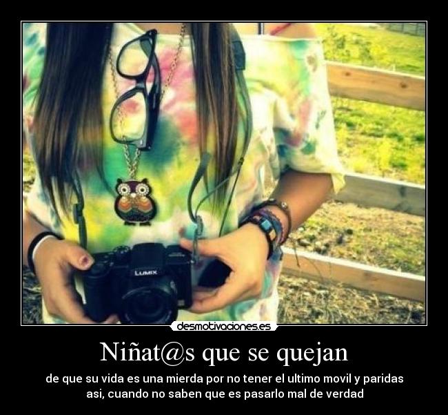 Niñat@s que se quejan - 