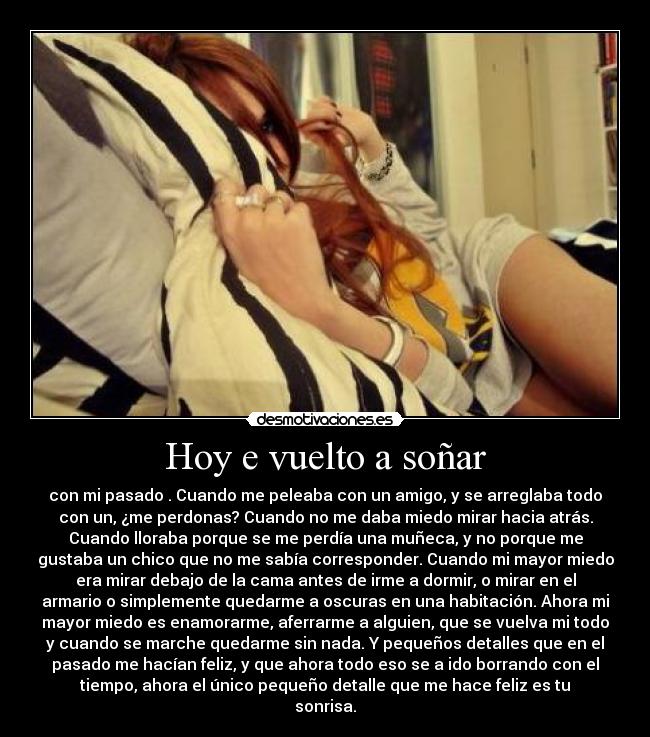 Hoy e vuelto a soñar - 