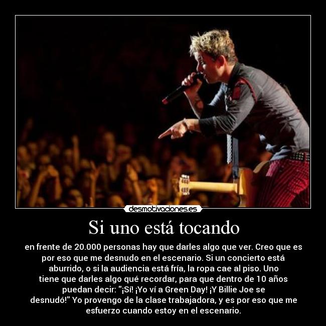 carteles green day biiiiiiiiiiillie desmotivaciones