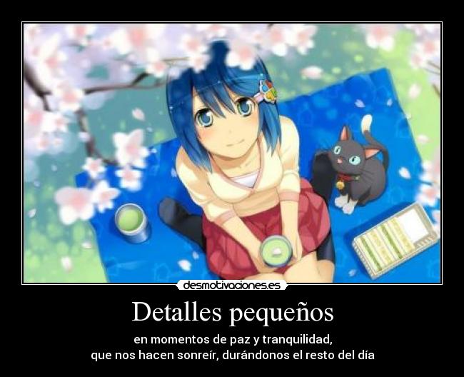 Detalles pequeños -