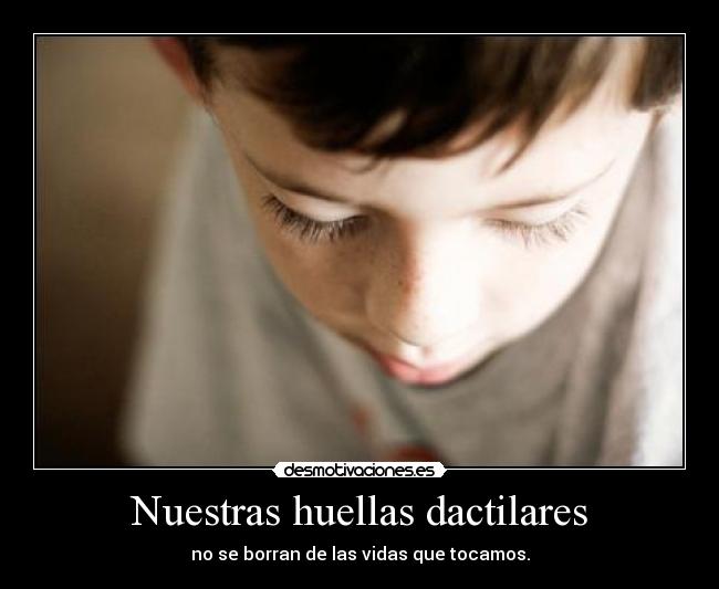 Nuestras huellas dactilares - 