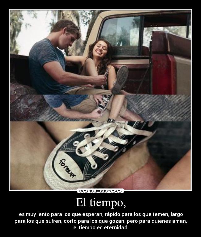 El tiempo, -