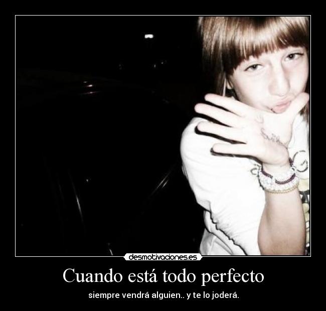 Cuando está todo perfecto -