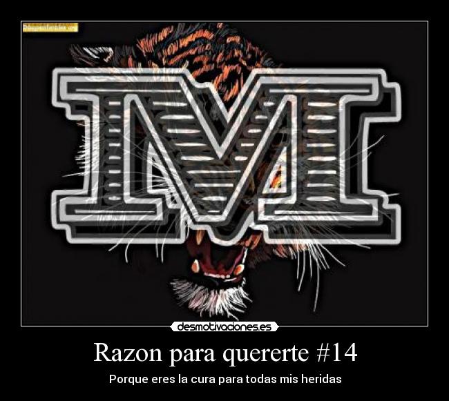 Razon para quererte #14 - Porque eres la cura para todas mis heridas