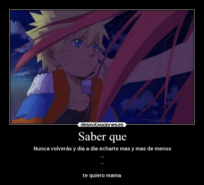 Saber que -