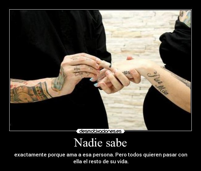 Nadie sabe - 